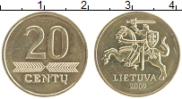 монета - литва 20 центов - подробная информация фото 1
