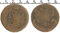 монета - 1741 – 1761 елизавета петровна 5 копеек - подробная информация фото 1