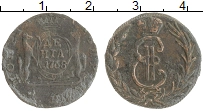 монета - 1762 – 1796 екатерина ii 1 деньга - подробная информация фото 1