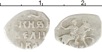 монета - 1534 – 1584 иван iv грозный 1 деньга - подробная информация фото 1