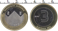 монета - словения 3 евро - подробная информация фото 1