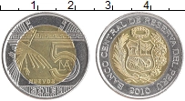 монета - перу 5 соль - подробная информация фото 1