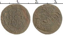 монета - 1762 – 1796 екатерина ii 1 полушка - подробная информация фото 1
