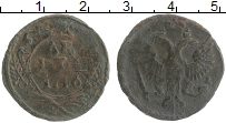 монета - 1730 – 1740 анна иоанновна 1 деньга - подробная информация фото 1