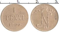 монета - 1894 – 1917 николай ii 1 пенни - подробная информация фото 1