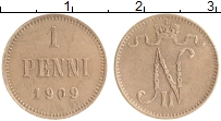 монета - 1894 – 1917 николай ii 1 пенни - подробная информация фото 1