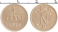 монета - 1894 – 1917 николай ii 1 пенни - подробная информация фото 1