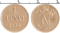 монета - 1894 – 1917 николай ii 1 пенни - подробная информация фото 1