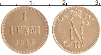 монета - 1894 – 1917 николай ii 1 пенни - подробная информация фото 1