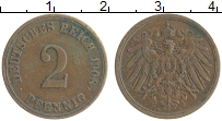 монета - германия 2 пфеннига - подробная информация фото 1