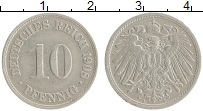 монета - германия 10 пфеннигов - подробная информация фото 1