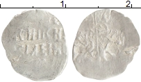 монета - 1606 – 1610 василий шуйский 1 копейка - подробная информация фото 1