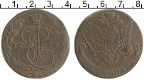 монета - 1762 – 1796 екатерина ii 5 копеек - подробная информация фото 1