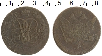 монета - 1741 – 1761 елизавета петровна 5 копеек - подробная информация фото 1