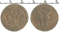 монета - 1741 – 1761 елизавета петровна 1 деньга - подробная информация фото 1