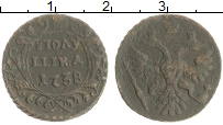 монета - 1730 – 1740 анна иоанновна 1 полушка - подробная информация фото 1