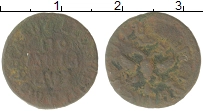 монета - 1689 – 1725 петр i 1 полушка - подробная информация фото 1