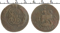 монета - 1762 – 1796 екатерина ii 2 копейки - подробная информация фото 1