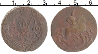 монета - 1741 – 1761 елизавета петровна 2 копейки - подробная информация фото 1