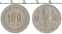монета - южная корея 100 вон - подробная информация фото 1