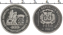 монета - доминиканская республика 1 песо - подробная информация фото 1