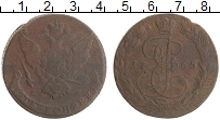 монета - 1762 – 1796 екатерина ii 5 копеек - подробная информация фото 1
