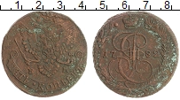 монета - 1762 – 1796 екатерина ii 5 копеек - подробная информация фото 1