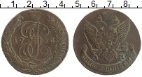 монета - 1762 – 1796 екатерина ii 5 копеек - подробная информация фото 1