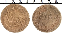 монета - 1762 – 1796 екатерина ii 5 копеек - подробная информация фото 1