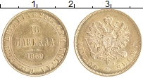 монета - 1881 – 1894 александр iii 10 марок - подробная информация фото 1
