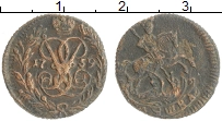 монета - 1741 – 1761 елизавета петровна 1 полушка - подробная информация фото 1