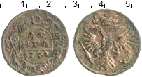 монета - 1730 – 1740 анна иоанновна 1 деньга - подробная информация фото 1