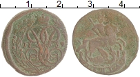 монета - 1741 – 1761 елизавета петровна 1 деньга - подробная информация фото 1