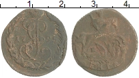 монета - 1762 – 1796 екатерина ii 1 деньга - подробная информация фото 1