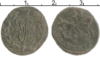 монета - 1762 – 1796 екатерина ii 1 полушка - подробная информация фото 1