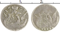 монета - 1741 – 1761 елизавета петровна 5 копеек - подробная информация фото 1