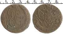 монета - 1762 – 1796 екатерина ii 5 копеек - подробная информация фото 1