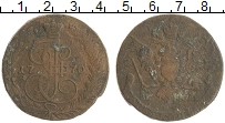 монета - 1762 – 1796 екатерина ii 5 копеек - подробная информация фото 1