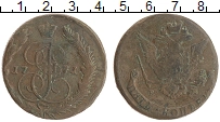 монета - 1762 – 1796 екатерина ii 5 копеек - подробная информация фото 1