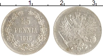 монета - 1894 – 1917 николай ii 25 пенни - подробная информация фото 1