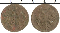 монета - 1730 – 1740 анна иоанновна 1 деньга - подробная информация фото 1