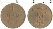 монета - 1894 – 1917 николай ii 1 пенни - подробная информация фото 1