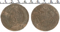 монета - 1762 – 1796 екатерина ii 5 копеек - подробная информация фото 1