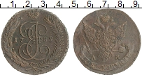 монета - 1762 – 1796 екатерина ii 5 копеек - подробная информация фото 1