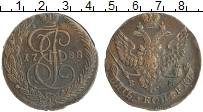 монета - 1762 – 1796 екатерина ii 5 копеек - подробная информация фото 1