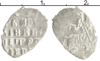 монета - 1689 – 1725 петр i 1 копейка - подробная информация фото 1
