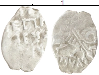монета - 1689 – 1725 петр i 1 копейка - подробная информация фото 1