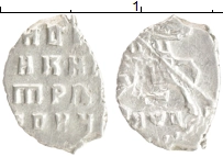 монета - 1689 – 1725 петр i 1 копейка - подробная информация фото 1