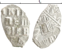 монета - 1689 – 1725 петр i 1 копейка - подробная информация фото 1