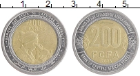 монета - центральная африка 200 франков - подробная информация фото 1